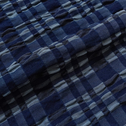 Sizzle Check Shirts（Navy）