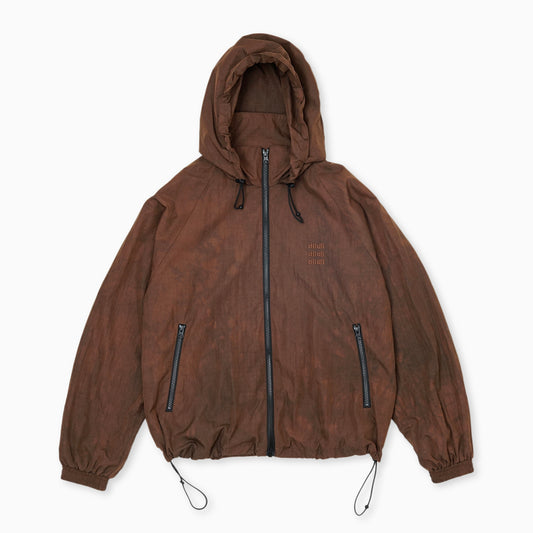 Amami Natural Dye nylon jacket ( Dark Green×Brown )