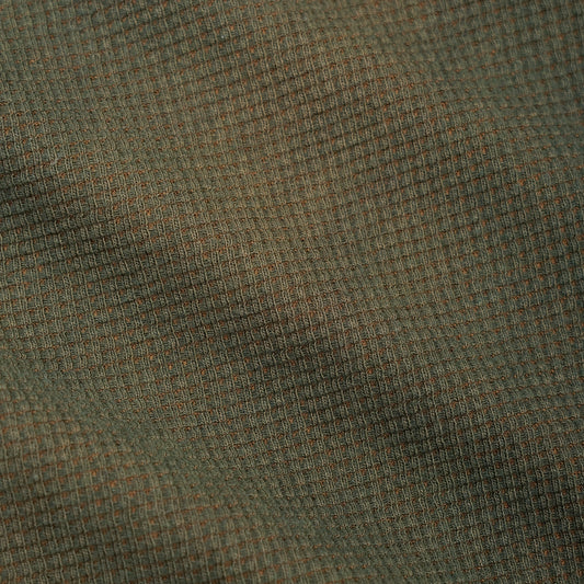 Natural Dye Thermal Hoodie（Geen × Brown）