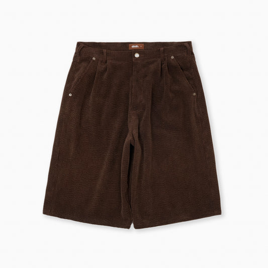 Natural Dye Corduroy Shorts ( Brown )